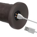 9" Vibrating Sliding Skin Pro II Dual Layer Silicone Dong