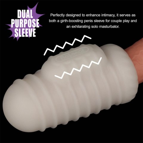 Knights Ring Vibrating Dual Purpose Sleeve-Wavy