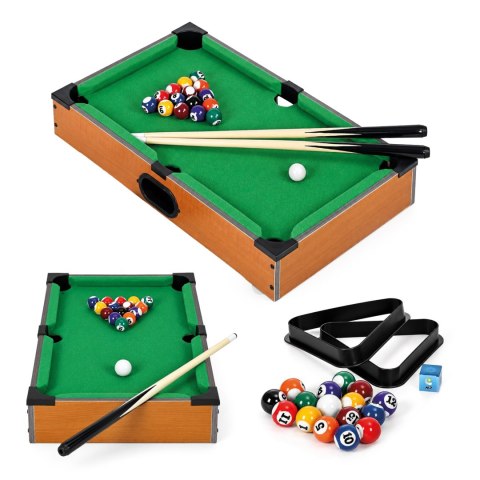 Stół do bilarda mini 50x30 cm ECOTOYS zestaw dla dzieci