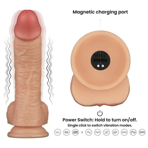Vibrating Enhanced Strap on Set 8.5'' XS/S/M