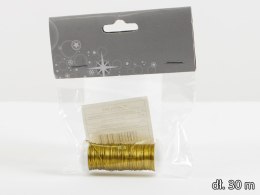 Drucik dekoracyjny 30m złoty TG42174-2