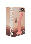 Dual Density Silicone Curved Realistic Dildo with Suction Cup - 6" / 15,5 cm - Flesh