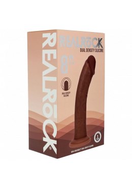 Dual Density Silicone Curved Realistic Dildo with Suction Cup - 8
