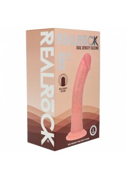 Dual Density Silicone Curved Realistic Dildo with Suction Cup - 8