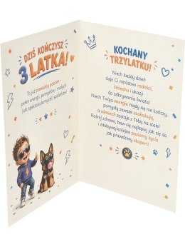 Humorystyczna kartka na 3 urodziny A RD-109