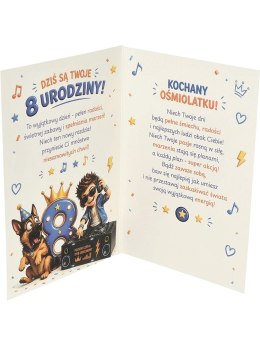 Humorystyczna kartka na 8 urodziny A RD-114