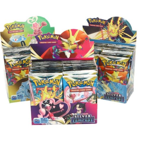 Karty pokemon 36 saszetek x 8 kart