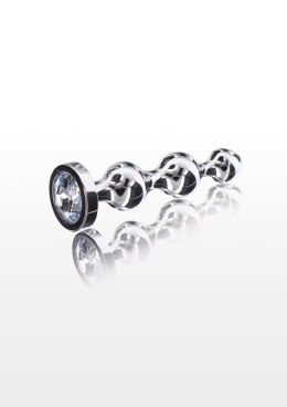 Koraliki analne Diamond Star Beads ToyJoy srebrny 11.7 cm