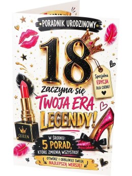 Śmieszna kartka na 18 urodziny A 18-069