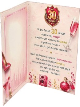 Śmieszna kartka na 30 urodziny A RU-086