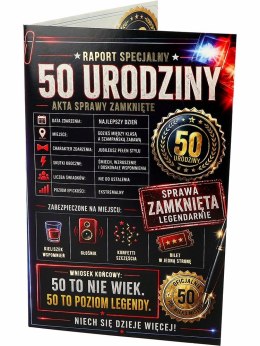 Śmieszna kartka na 50 urodziny A RU-085