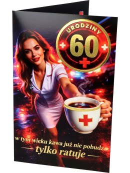 Śmieszna kartka urodzinowa na 60 A RU-016