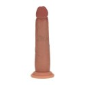 Dual Density Silicone Realistic Sliding Skin Dildo - 7" / 18,5 cm - Tan