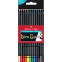Kredki trójkatne BLACK EDITION 12kol. FABER CASTEL 116412