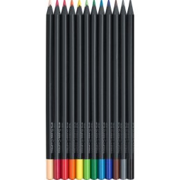 Kredki trójkatne BLACK EDITION 12kol. FABER CASTEL 116412