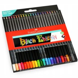 Kredki trójkatne BLACK EDITION 24kol. FABER CASTEL 116424