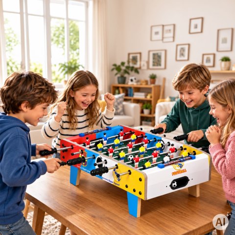 Piłkarzyki stołowe mini ECOTOYS 70x35 cm dla dzieci