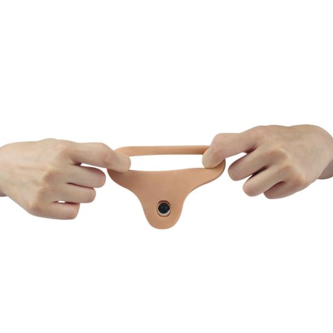 Wibrator realistyczny Lovetoy z paskiem 10 trybów 16 cm TPE