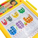 TABLICA MAGNETYCZNA EDUKACYJNA UKŁADANKA SORTER NAUKA ALFABETU 3+ WOOPIE