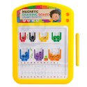 TABLICA MAGNETYCZNA EDUKACYJNA UKŁADANKA SORTER NAUKA ALFABETU 3+ WOOPIE
