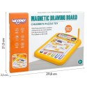 TABLICA MAGNETYCZNA EDUKACYJNA UKŁADANKA SORTER NAUKA ALFABETU 3+ WOOPIE