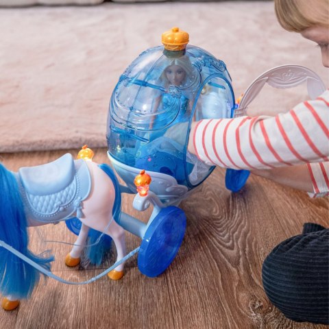 WOOPIE ROYAL Lalka Lodowa Księżniczka Lily i Magiczny Powóz Karoca Akcesoria