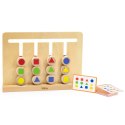 VIGA Gra Logiczna Odwzoruj Kolory i Figury Sorter Montessori