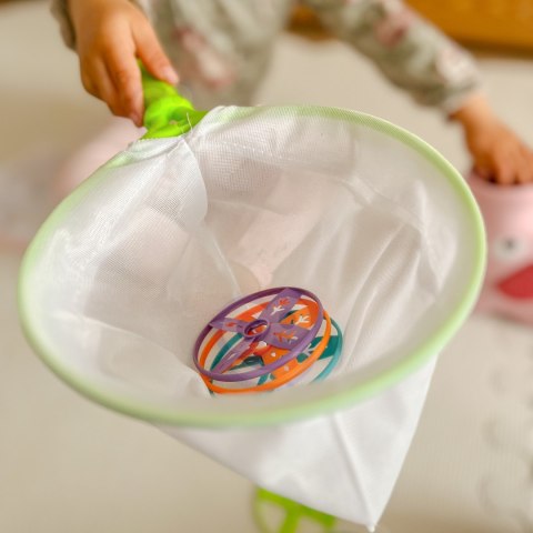 WOOPIE Gra Zręcznościowa Złap Frisbee Wyrzutnia Dysków
