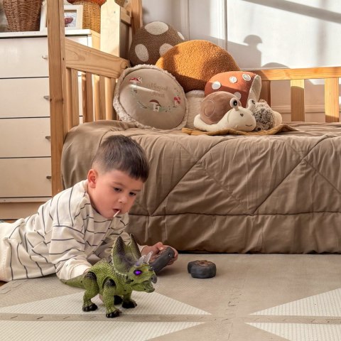 WOOPIE Dinozaur Zdalnie Sterowany RC Robot Triceratops