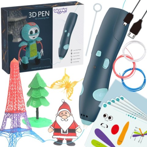 WOOPIE 3D Drukarka-Długopis Pen Bezpieczny Wkłady Usb
