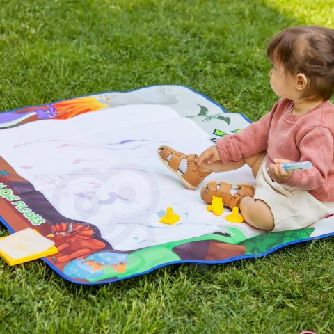 WOOPIE Magiczna Mata Wodna do Malowania XXL Pieczątki Cyferki 100x80 cm