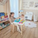 WOOPIE Piasek Kinetyczny 0,5 kg Zestaw Stolik z Foremkami