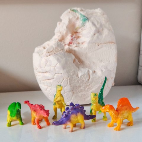 WOOPIE Wykopalisko Jajko Dinozaura Zestaw Archeologa do Rozkopania 12 Dinozaurów