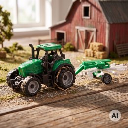 Woopie Traktor Rolniczy ze Zgrabiarką Maszyna Rolnicza dla Dzieci