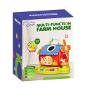 WOOPIE BABY Interaktywny Domek Farma Sorter Pianinko + 7 Pluszaków Edukacyjny