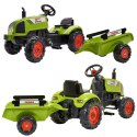 FALK Traktor Na Pedały Z Przyczepką Claas Ciche Koła Jeździk