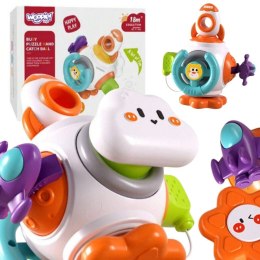 WOOPIE BABY Piłka Kosmiczna Rakieta 6w1 Montessori 18m+