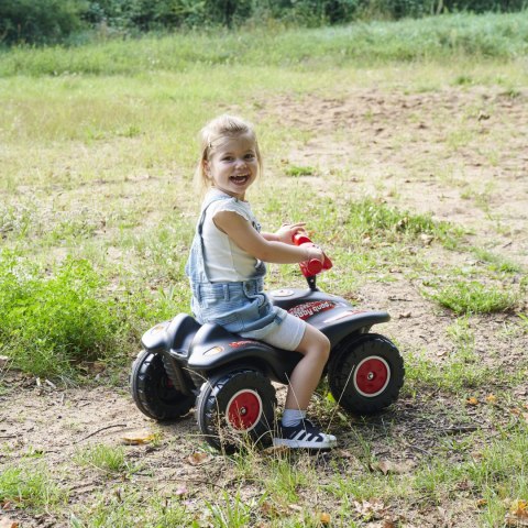 BIG Bobby Quad Racing Jeździk Czarny Odpychacz dla Chłopca Auto