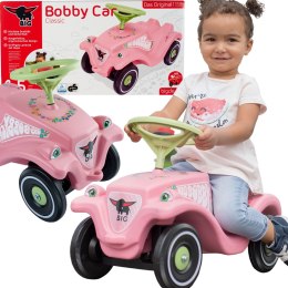 BIG Jeździk Bobby Car Classic Flower Różowy Odpychacz dla Dziewczynki