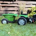 WOOPIE Traktor na Pedały Farmer GoTrac MAXI z Przyczepą Ciche Koła