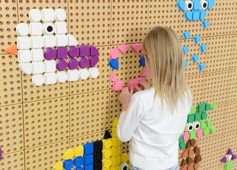 MASTERKIDZ Zestaw Kołeczki w kształcie figur geometrycznych 64szt do tablic STEM