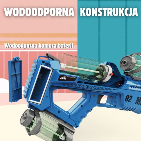WOOPIE Pistolet na Wodę Elektryczny Automatyczny Merkury