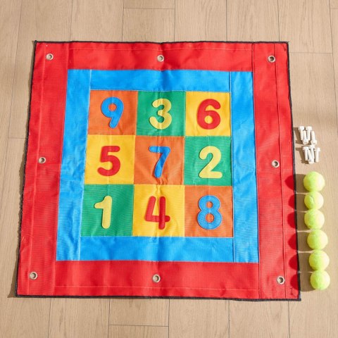 MASTERKIDZ Kwadratowa Tarcza Na Rzepy Rzut Do Celu Do Tablicy STEM