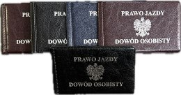 Okładka na dokumenty Dowód osobisty /Prawo Jazdy 6,5 x 10cm