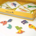 TOOKY TOY Układanka Puzzle Magnetyczne Montessori Pudełko Edukacyjne Dinozaury