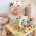 WOOPIE GREEN Drewniany Stolik Edukacyjny Muzyczny Labirynt Sensoryczny 5W1