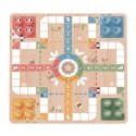 WOOPIE GREEN Gry Planszowe Logiczne 2w1 Ludo Chińczyk + Węże i Drabiny