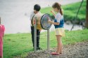 CLASSIC WORLD EDU Zestaw Bębenki XXL 2 szt. Instrument Perkusja Ogrodowa