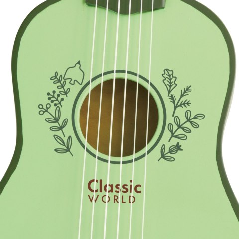 CLASSIC WORLD Gitara dla Dzieci Drewniana Zabawka Edukacyjna 3+