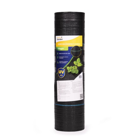 Agrowłóknina czarna MultiGarden 135g 3,2x50m z kołkami
